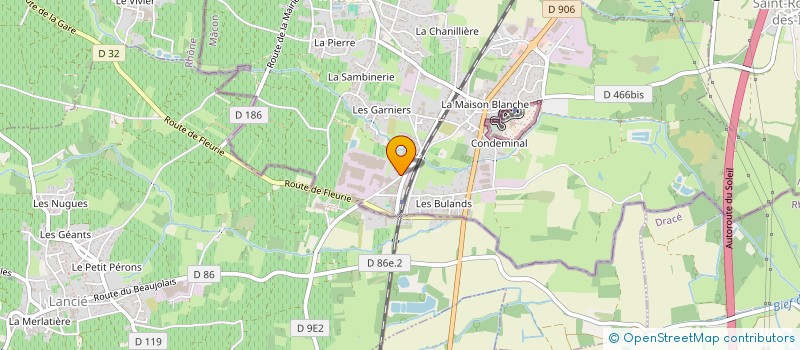 localisation de l'entreprise MADAME STEPHANIE VIOLETTE  ROMANECHE-THORINS