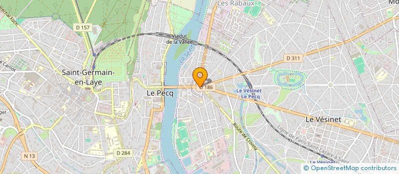 localisation de l'entreprise MADAME STEPHANIE VIOLO à LE VESINET