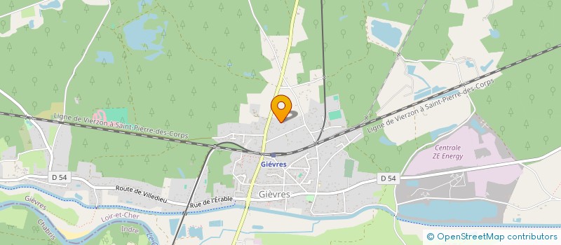 localisation de l'entreprise MADAME STEPHANIE VIS  GIEVRES