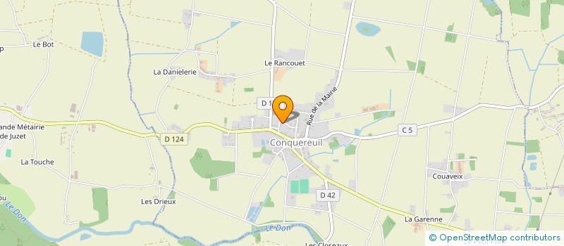 localisation de l'entreprise MADAME STEPHANIE VISSET  CONQUEREUIL