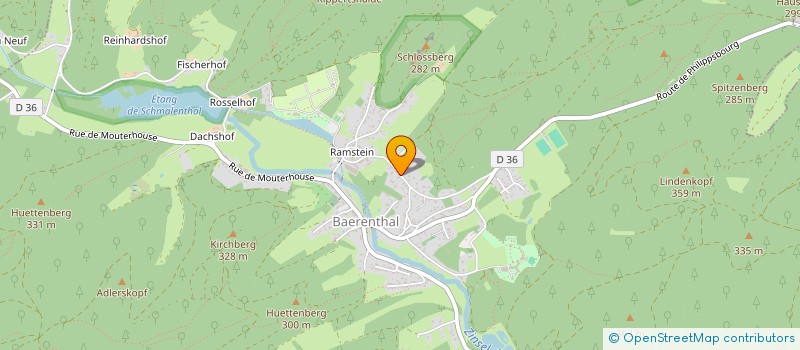 localisation de l'entreprise MADAME STEPHANIE VOEGELE  ZINSWILLER