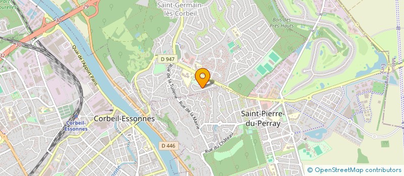 localisation de l'entreprise MADAME STEPHANIE VOEGELE  SAINT-GERMAIN-LES-CORBEIL