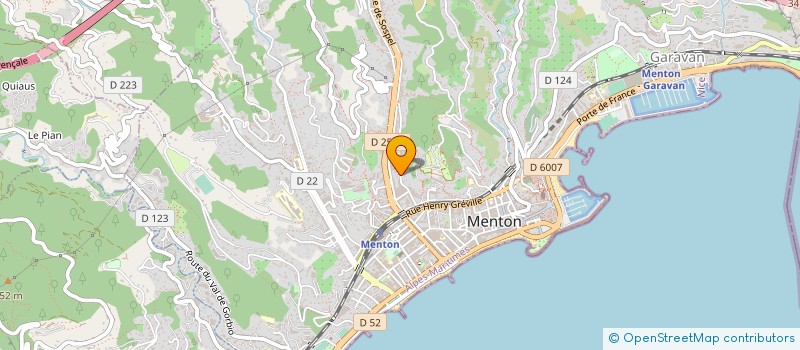 localisation de l'entreprise MADAME STEPHANIE VORGEAT à MENTON