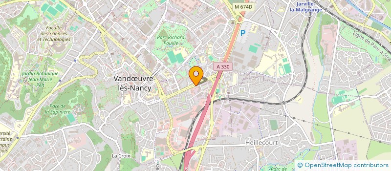 localisation de l'entreprise MADAME STEPHANIE VORKAUFER  VANDUVRE-LES-NANCY