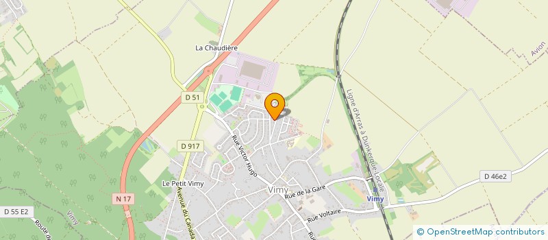 localisation de l'entreprise MADAME STEPHANIE VORON  VIMY