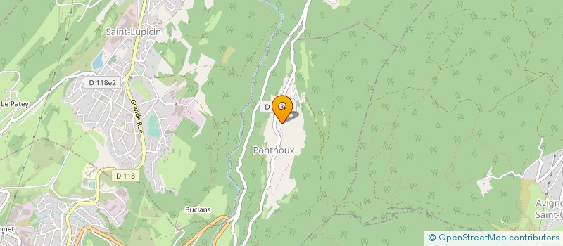 localisation de l'entreprise MADAME STEPHANIE VUAILLAT à LAVANS-LES-SAINT-CLAUDE