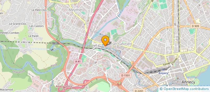 localisation de l'entreprise MADAME STEPHANIE VUILLEQUEZ  ANNECY