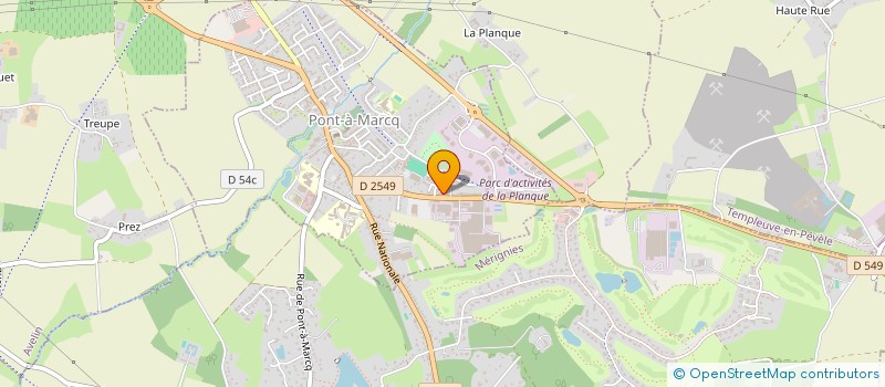 localisation de l'entreprise MADAME STEPHANIE VYT  PONT-A-MARCQ