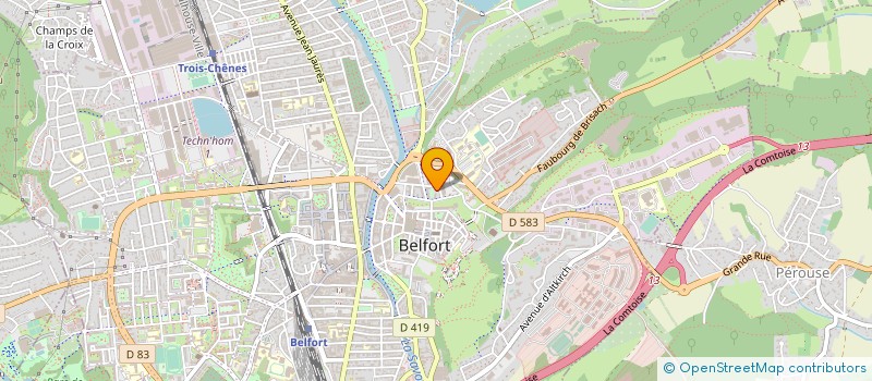 localisation de l'entreprise MADAME STEPHANIE WACKER à BELFORT