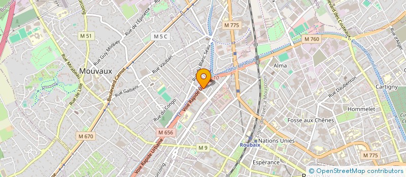 localisation de l'entreprise MADAME STEPHANIE WAVRANT  TOURCOING