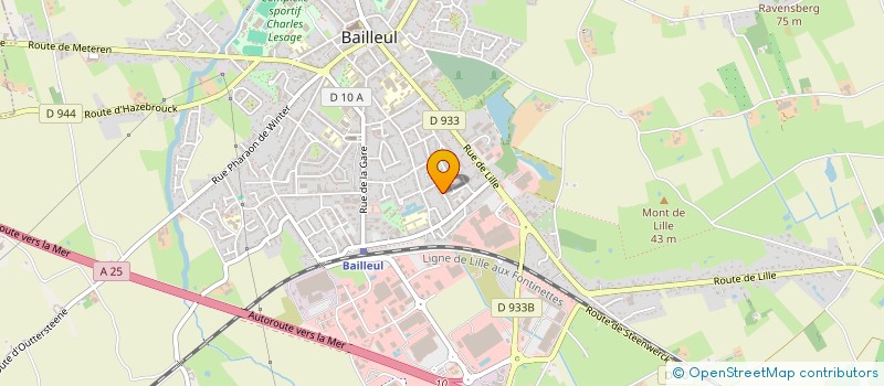 localisation de l'entreprise MADAME STEPHANIE WEILLAERT à BAILLEUL