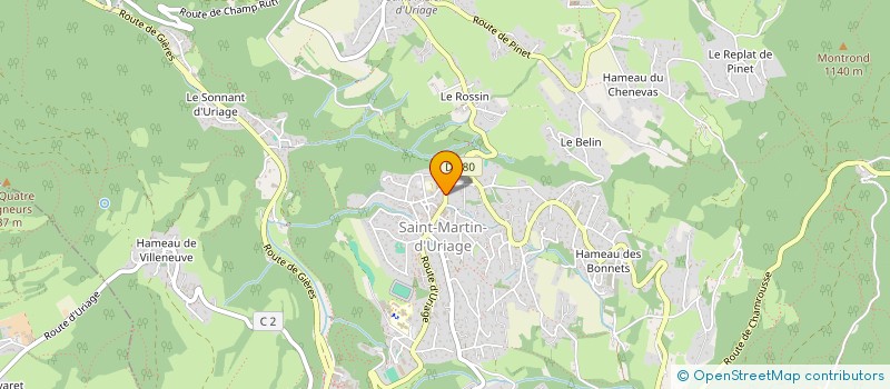 localisation de l'entreprise MADAME STEPHANIE WEISS  SAINT-MARTIN-D'URIAGE