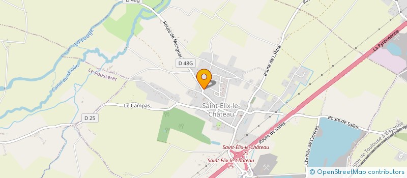 localisation de l'entreprise MADAME STEPHANIE WERLE  SAINT-ELIX-LE-CHATEAU