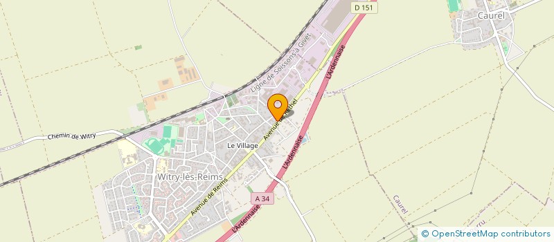 localisation de l'entreprise MADAME STEPHANIE WOSTKOWIEC  WITRY-LES-REIMS