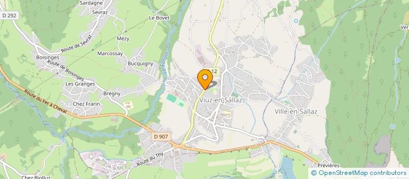 localisation de l'entreprise MADAME STEPHANIE YORTH  VIUZ-EN-SALLAZ
