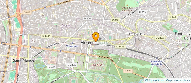 localisation de l'entreprise MADAME STEPHANIE YOUNG à VINCENNES