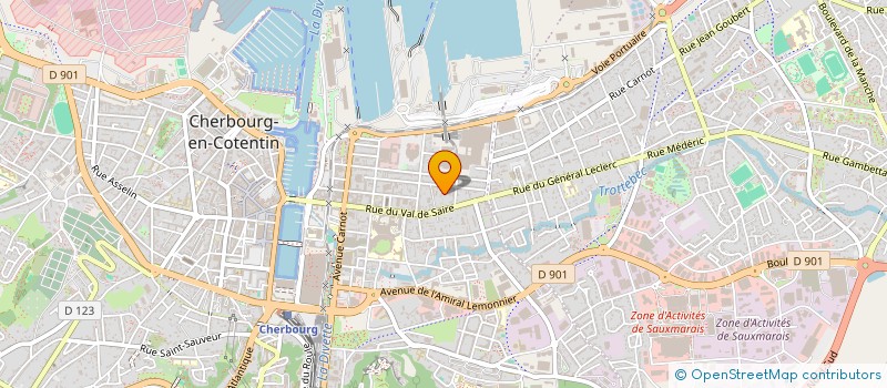 localisation de l'entreprise MADAME STEPHANIE YVETOT  CHERBOURG-EN-COTENTIN