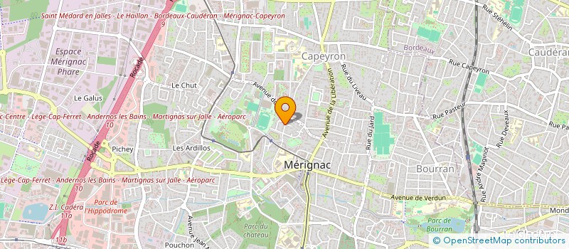 localisation de l'entreprise MADAME STEPHANIE ZARO-GONI à MERIGNAC