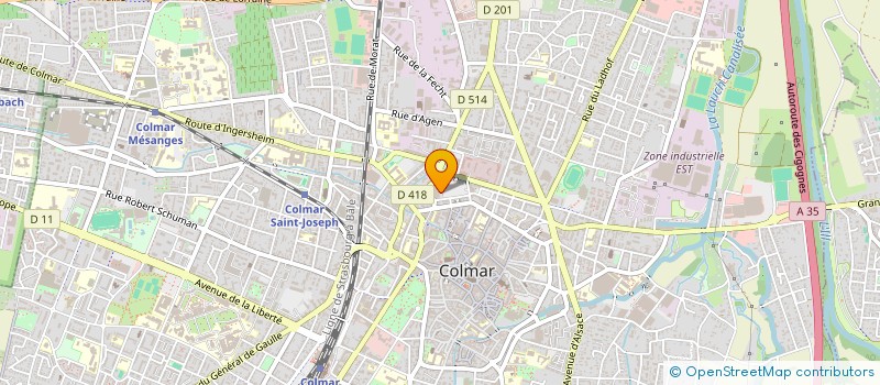 localisation de l'entreprise MADAME STEPHANIE ZEHLER  HOLTZHEIM