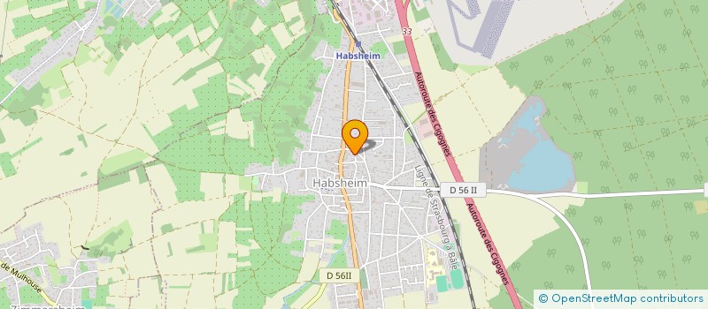 localisation de l'entreprise MADAME STEPHANIE ZEHRINGER  HABSHEIM