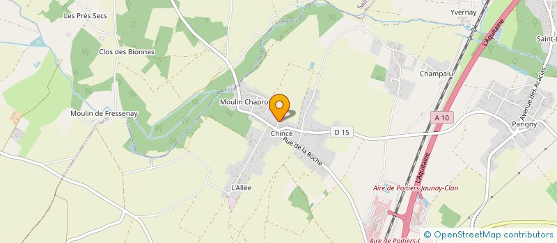 localisation de l'entreprise MADAME STEPHANIE ZENARD  JAUNAY-MARIGNY