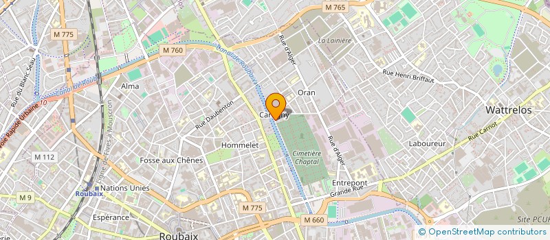 localisation de l'entreprise MADAME STEPHANN FOURRIER  ROUBAIX