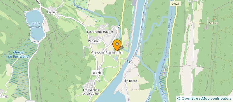 localisation de l'entreprise MADAME STEPHANY CENOLLI  CRESSIN-ROCHEFORT