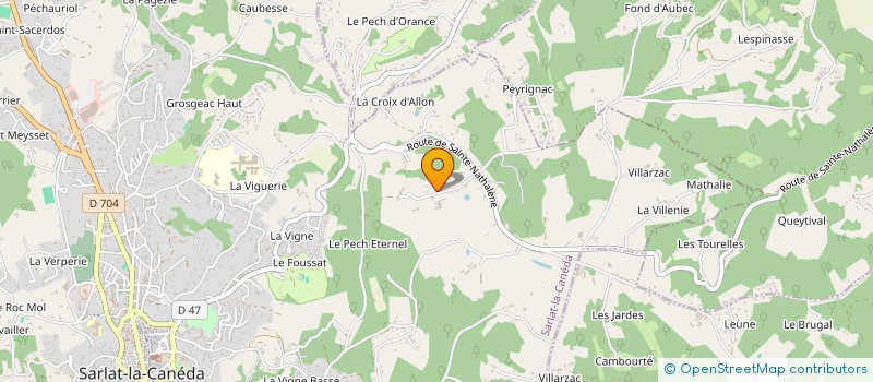 localisation de l'entreprise MADAME STEPHI CHAMBOT  SARLAT-LA-CANEDA
