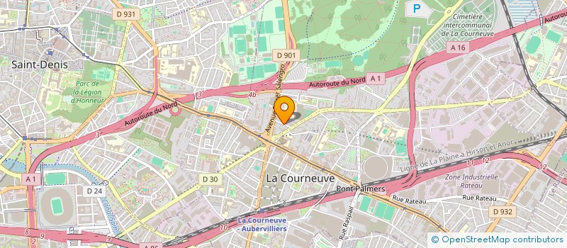 localisation de l'entreprise MADAME STEPHINI MAHENTHIRARASA à LA COURNEUVE