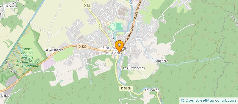 localisation de l'entreprise MADAME STEPHNANIE GREGORI  SAINT-LAURENT-DU-PONT