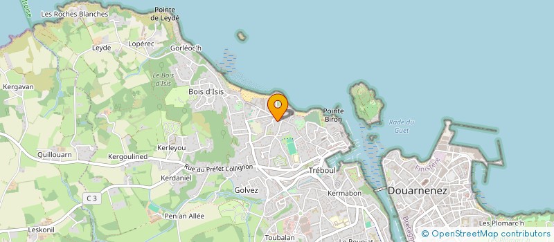 localisation de l'entreprise MADAME STERENN DEPRET à DOUARNENEZ