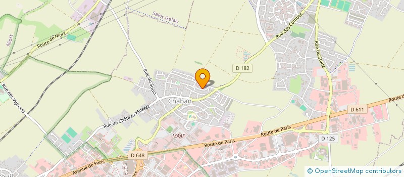 localisation de l'entreprise MADAME STERENN GUILLOTIN  CHAURAY