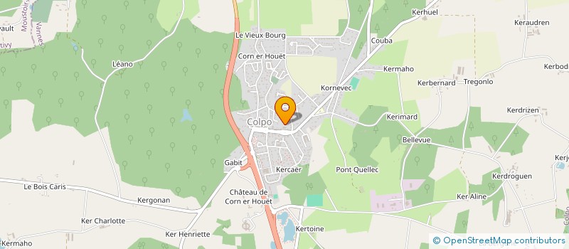 localisation de l'entreprise MADAME STERENN LE CORFF  COLPO