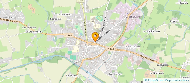 localisation de l'entreprise MADAME STESSIE BEAUPERAIN  BLAIN