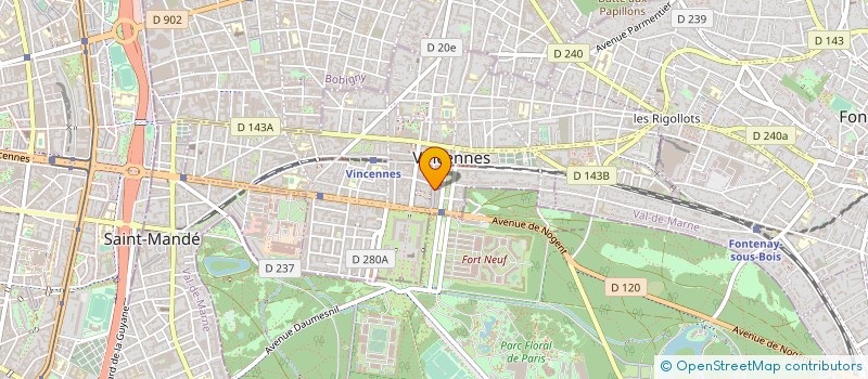 localisation de l'entreprise MADAME STESSIE DEUS à VINCENNES