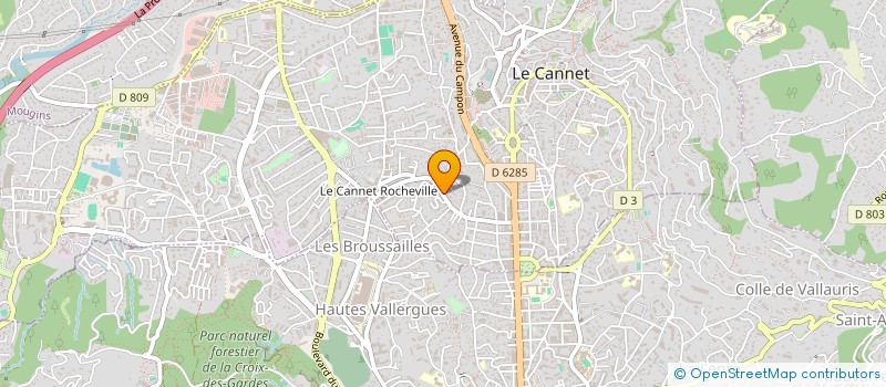 localisation de l'entreprise MADAME STESSIE RUIZ à LE CANNET