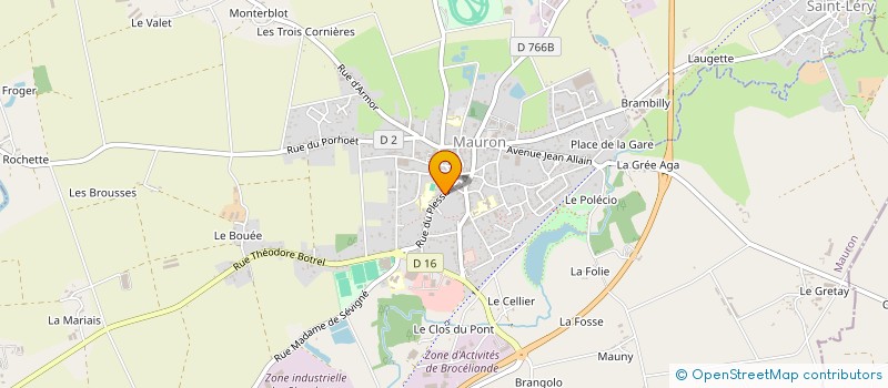 localisation de l'entreprise MADAME STESSY BILLY  MAURON