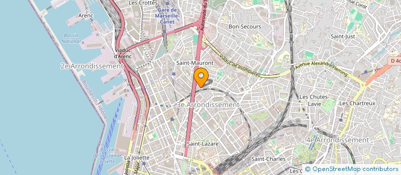 localisation de l'entreprise MADAME STESSY CARDOSO FORTES à MARSEILLE