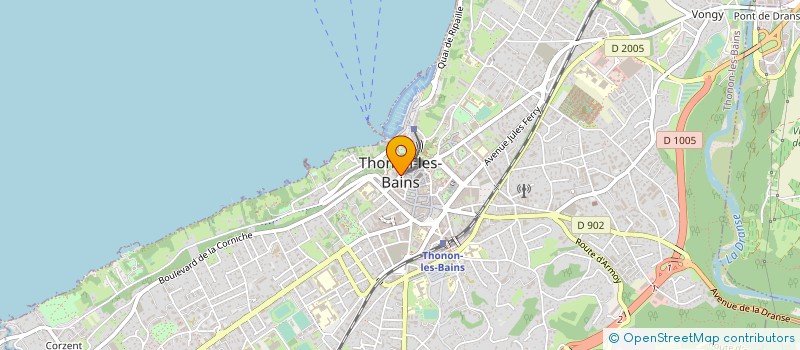 localisation de l'entreprise MADAME STESSY DELESQUE à THONON-LES-BAINS