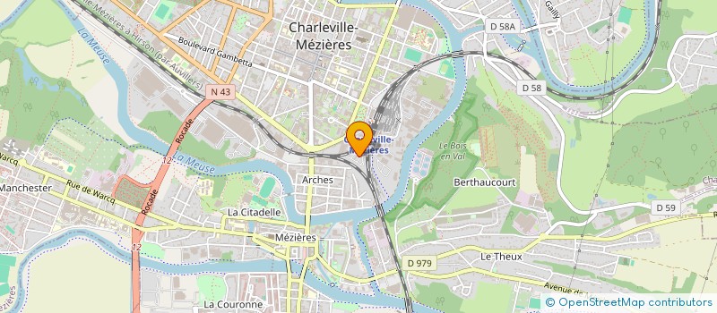 localisation de l'entreprise MADAME STESSY GAVA  CHARLEVILLE-MEZIERES