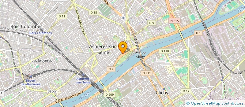 localisation de l'entreprise MADAME STESSY GRABIAS à ASNIERES-SUR-SEINE
