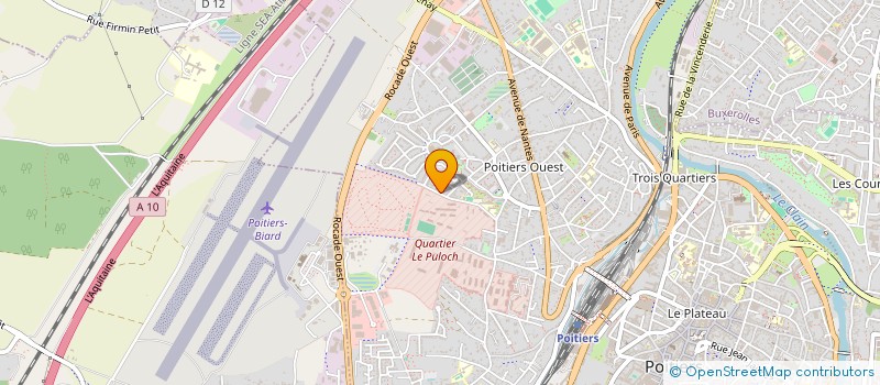 localisation de l'entreprise MADAME STESSY KRISMANN à POITIERS
