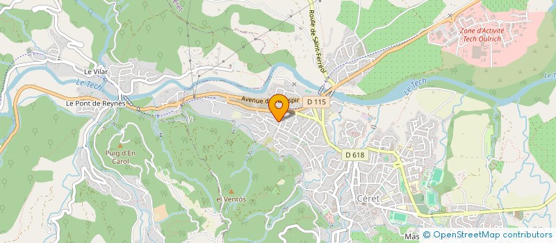 localisation de l'entreprise MADAME STESYLE WALTER  CERET