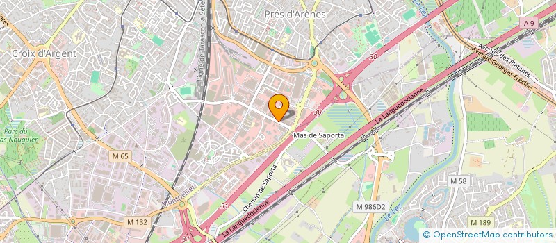 localisation de l'entreprise MADAME STEVIE TICKENG TEULONG  MONTPELLIER