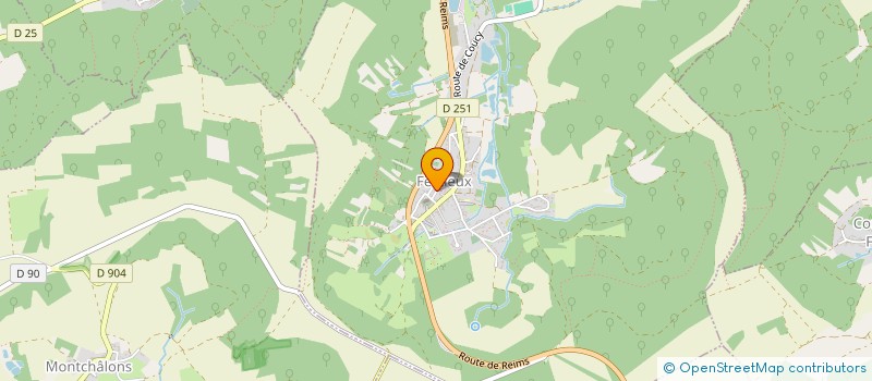 localisation de l'entreprise MADAME STEVY NAGAU  VESLUD