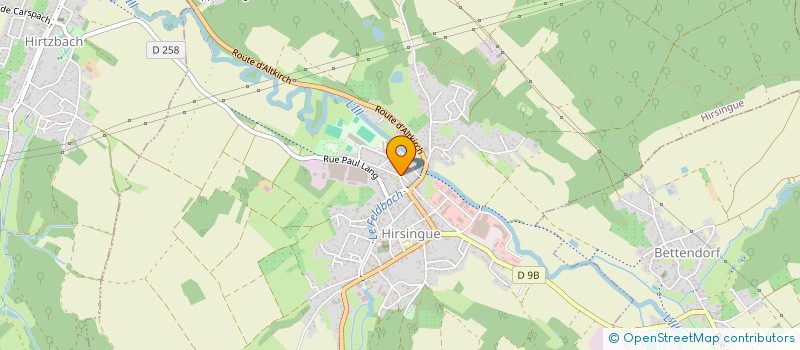 localisation de l'entreprise MADAME STHEFANIA ARAUJO RAMOS  HIRSINGUE