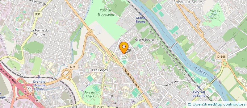 localisation de l'entreprise MADAME STHEFFY DACOSTA  EVRY-COURCOURONNES