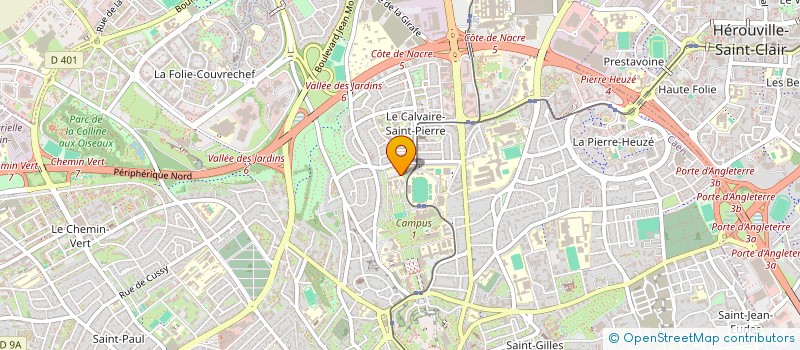 localisation de l'entreprise MADAME STHESIE RELINE ANDOUMBA  CAEN