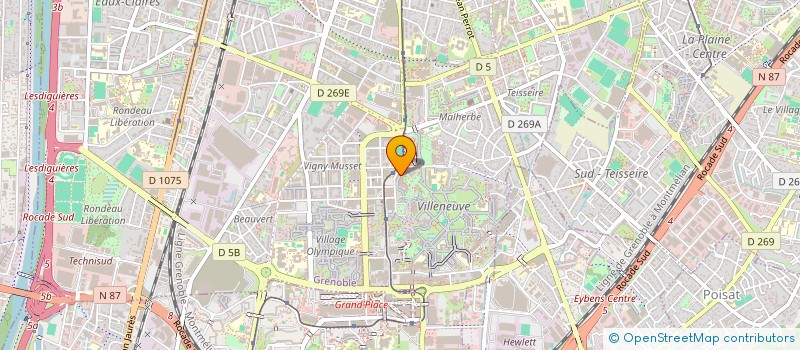 localisation de l'entreprise MADAME STOYA BEN-KAAB  GRENOBLE