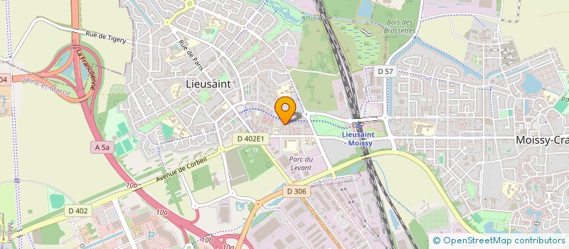 localisation de l'entreprise MADAME STPHANIE LHUISSIER  LIEUSAINT